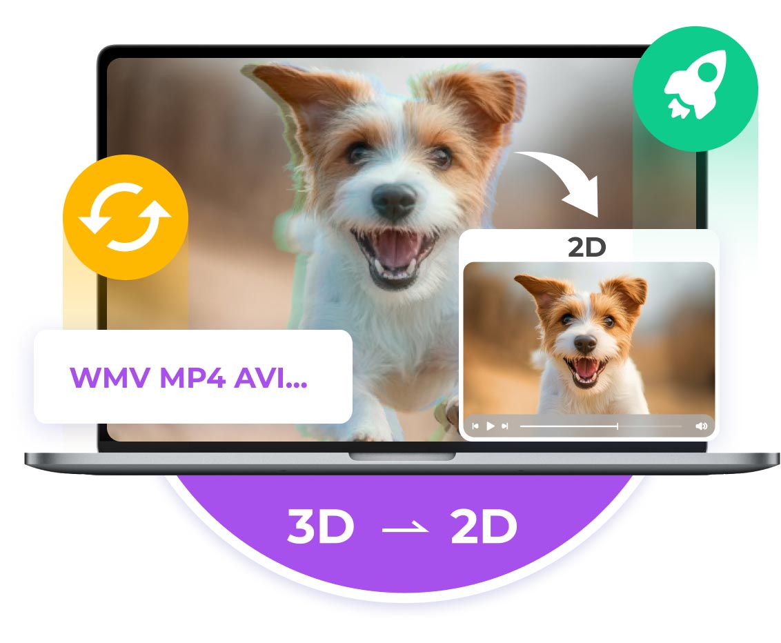 3D to 2D