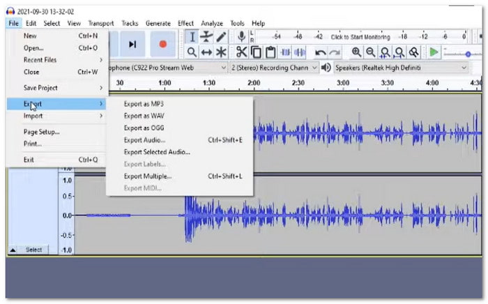 Audacity Best Audio Extractor Software