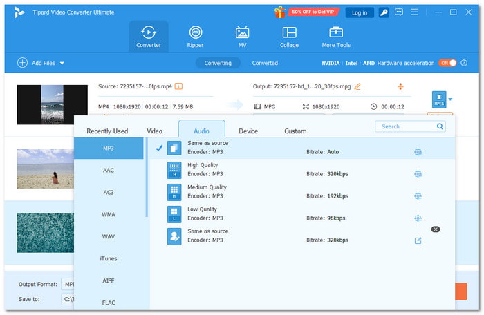 Tipard Video Converter Ultimate Best Audio Extractor Software