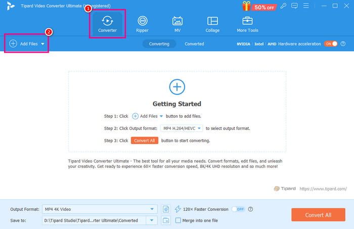 Converter Add Files Add Amr Tipard