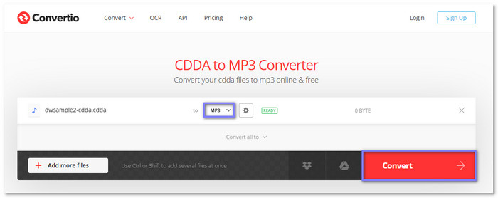 Convertio Convert Cda To MP3
