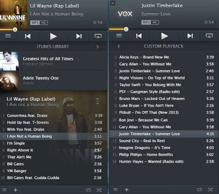Vox Music Player