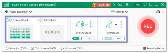 Turn On System Sound And Microphone