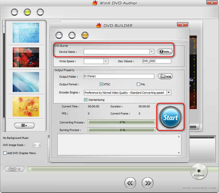 Burn M2ts to Dvd Winx