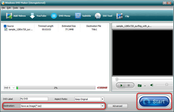 Mts to Dvd in Windows Dvd Maker