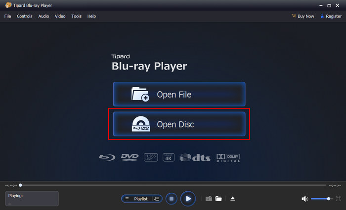 Load Blu Ray Disc