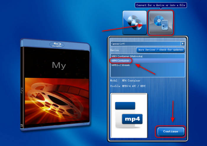 MP4 Container CloneBD