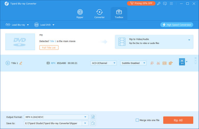 Tipard Blu-ray Converter