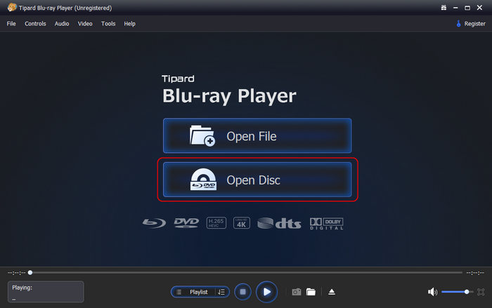Load Blu Ray Tipard