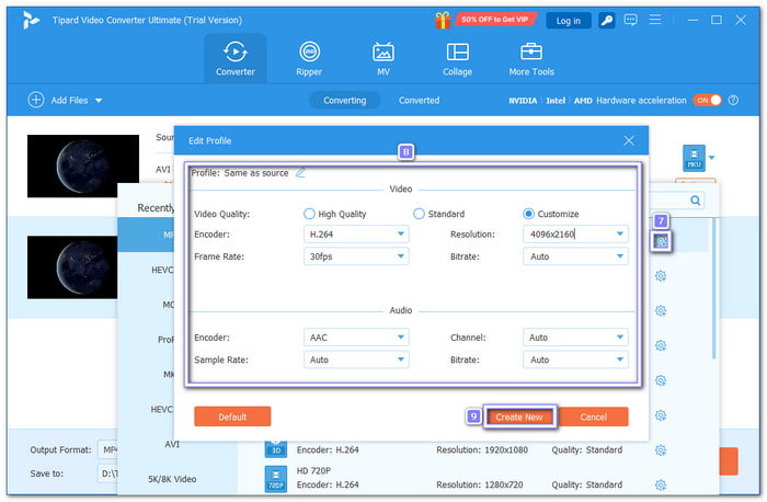 Adjust Your Output Settings