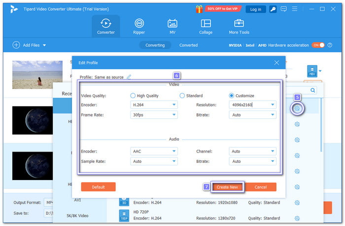 Open The Cogwheel Button