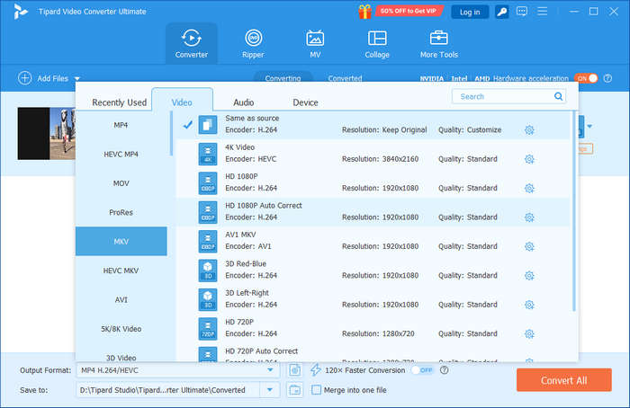 Tipard Video Converter Ultimate Interface