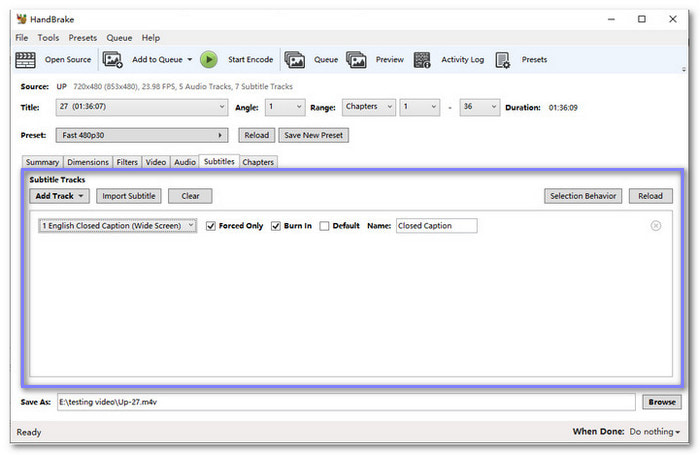Handbrake Add Subtitles To A DVD After You Digitalize It