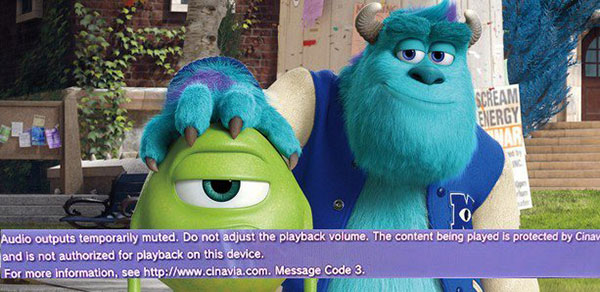Cinavia protected movies