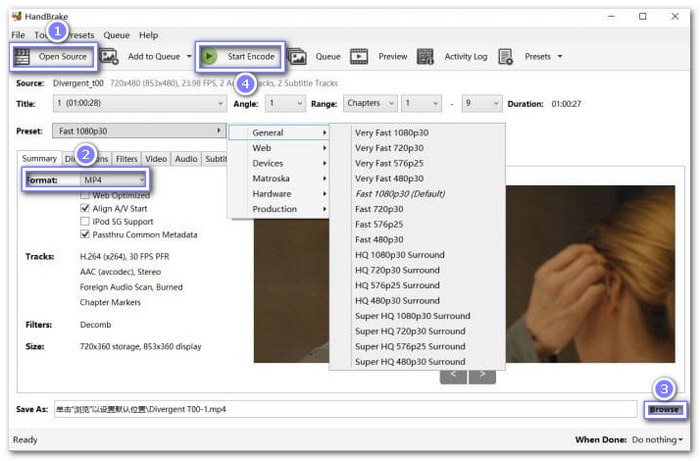 Handbrake Convert DVD to Digital For Free