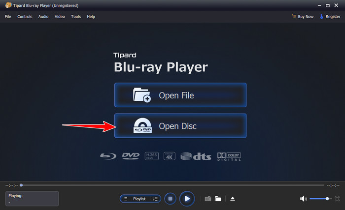 Open DVD Discr