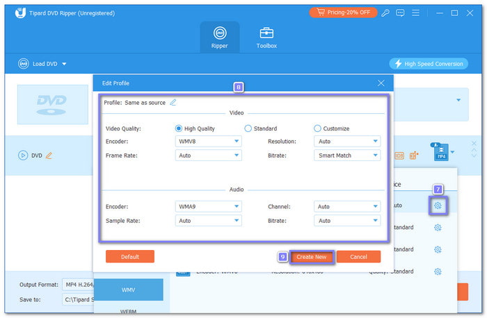 customize-the-output-settings