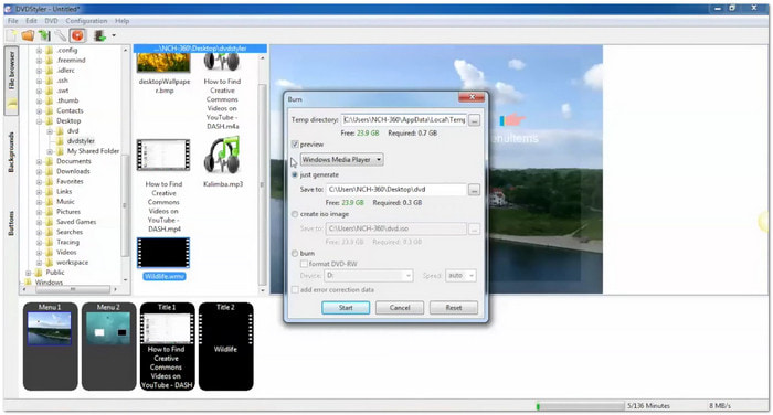 DVDStyler Free DVD Burning Software