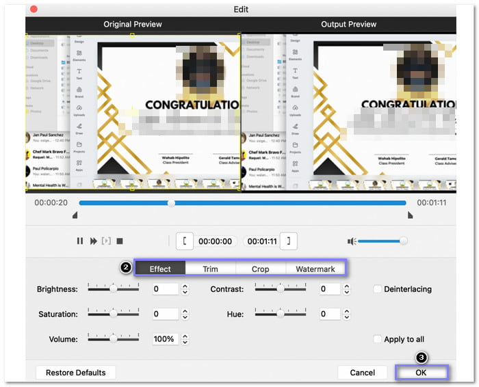 Open Edit Option