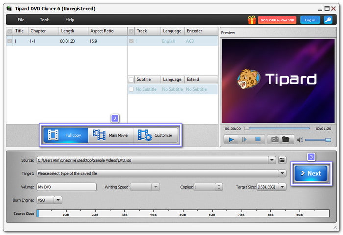 Choose Your Copy Mode