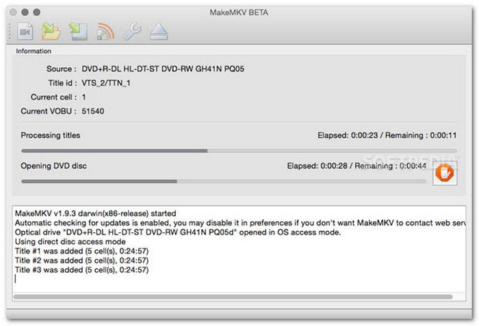 MakeMKV Top DVD Copy Software for Mac