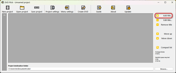 Add Files to Dvd Flicker