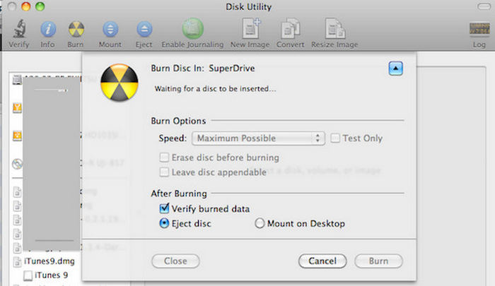 How to Burn ISO to DVD on Mac