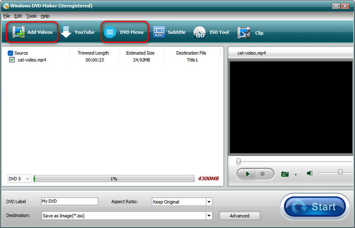 Add Mov to Windows Dvd Maker