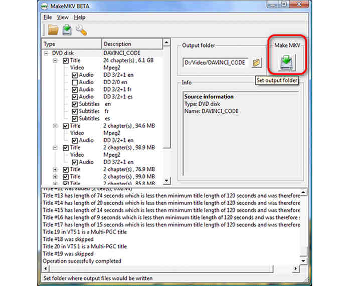 Rip Copy-Protected DVD in MakeMKV