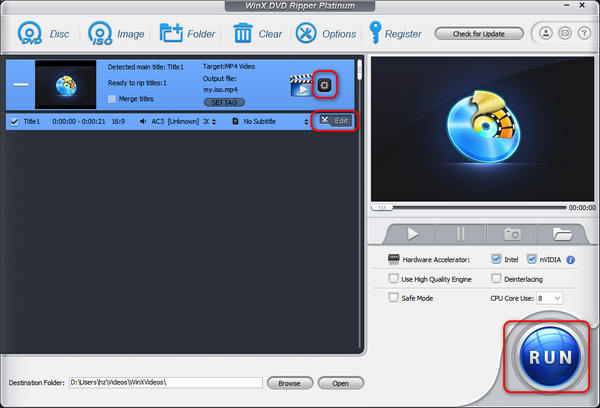 Copy DVD to Computer with WinX DVD Ripper