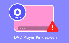 DVD Player Pink Screen