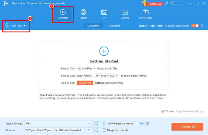 Converter Add Files Tipard