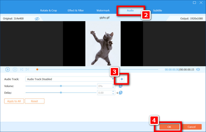 Audio Tab Track Ok