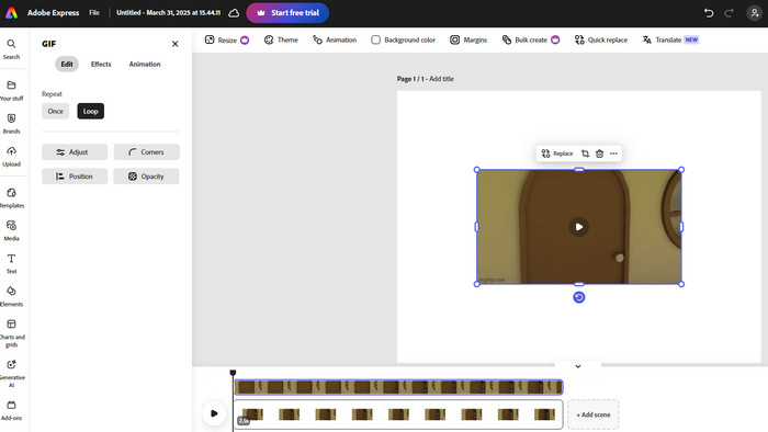 Adobe GIF Editor