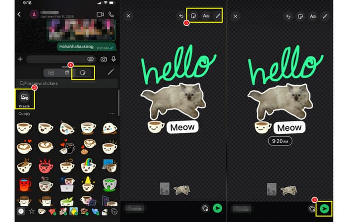 Create Sticker on Whatsapp