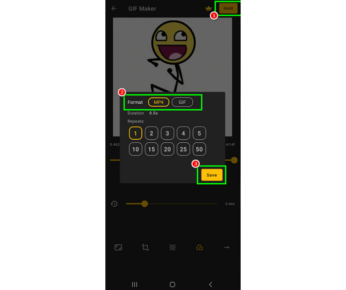 Convert Gif to Video Android