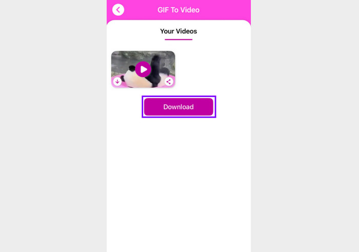 Convert Gif to Video iPhone