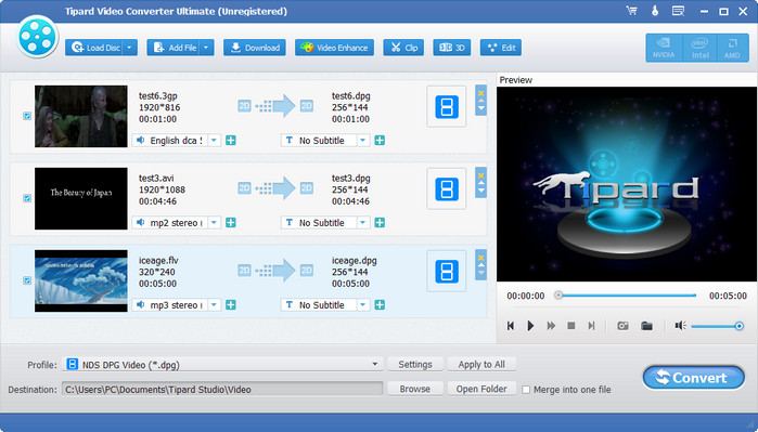Load video
