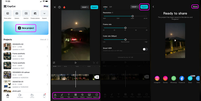 Edit Video Capcut App