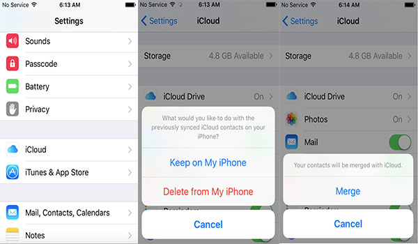 Retrieve Contact from iCloud