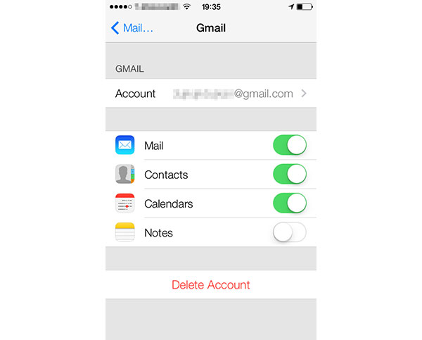 sync Google Contacts with iPhone 6