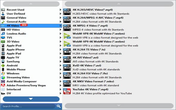 Choose Output Formats