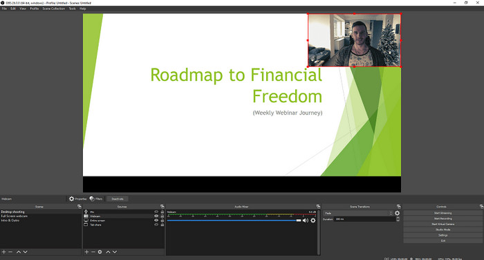 OBS Studio Interface