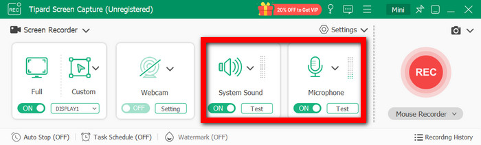 System Sound Microphone
