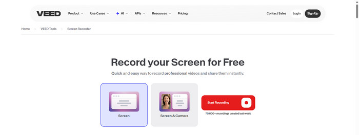 Veed Screen Recording