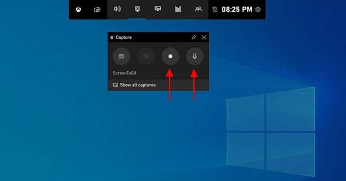 Built in Windows Screen Recorder