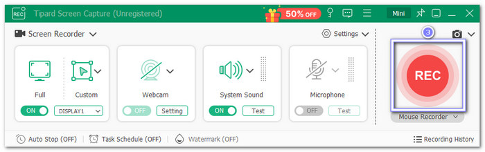 Click Rec Button And Play Your VR Game