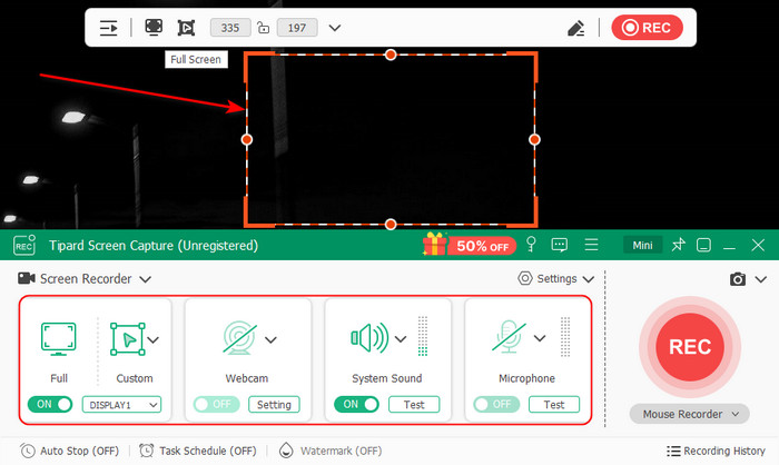 Set Settings And Capture Screen