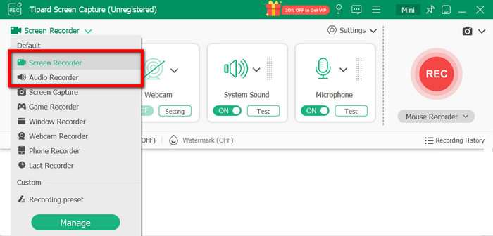 Screen Recorder Audio Recorder