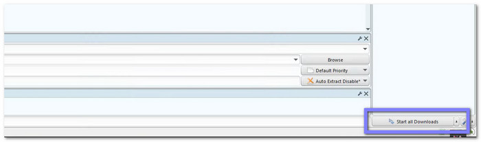 Click Start All Downloads